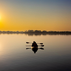 Sunset and lake thumbnail